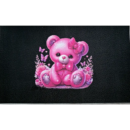 Kunstleder Portemonnaie Panele Cute Bear Collection 25x