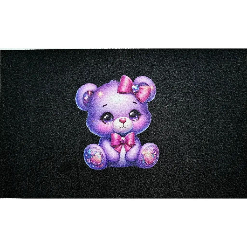 Kunstleder Portemonnaie Panele Cute Bear Collection 25x