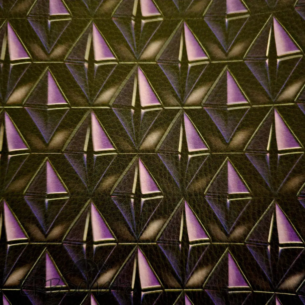 Kunstleder Purple 3D Rhombus 50 x 140 cm - PurpleRhombus