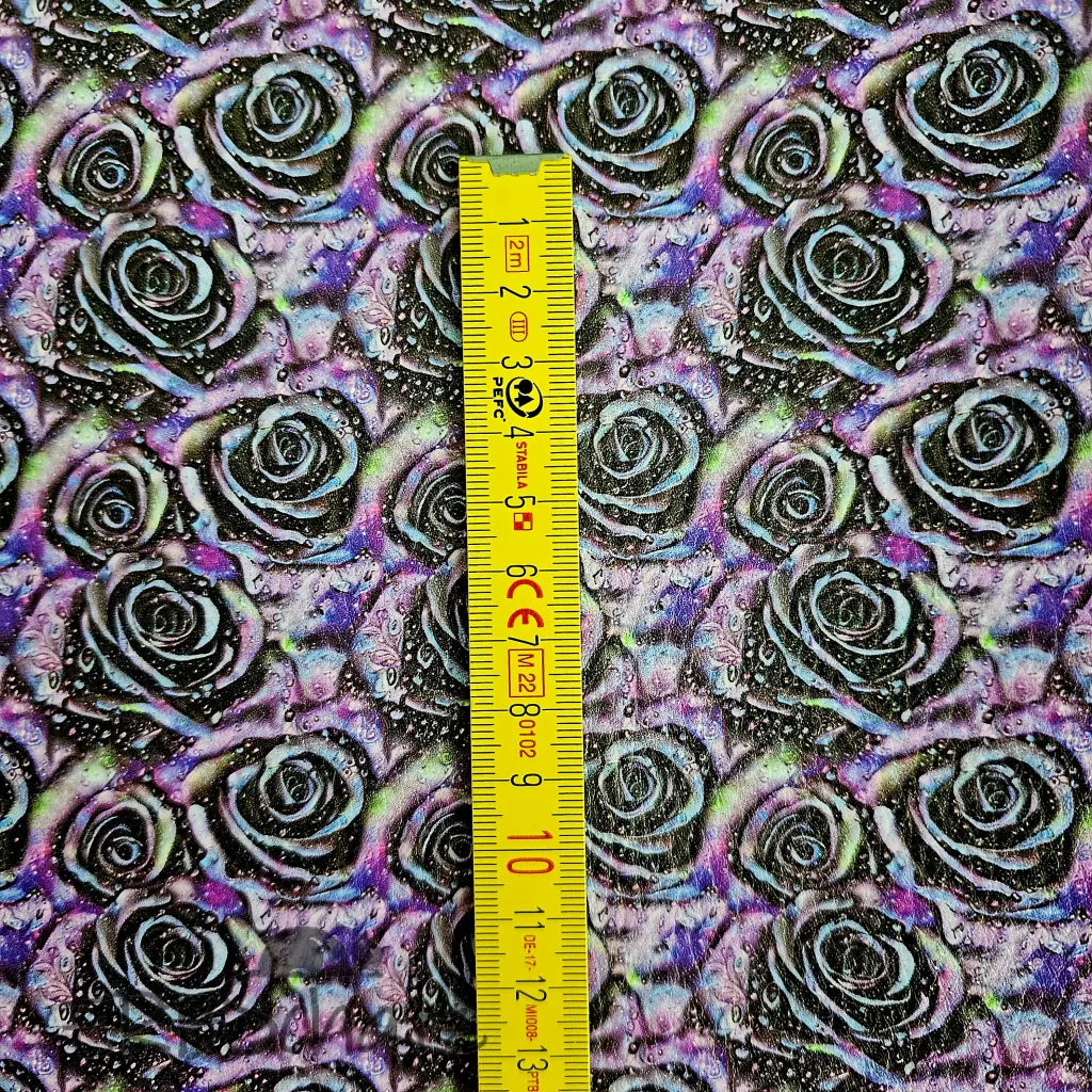 Kunstleder Purple Glitter Rose 50 x 140 cm - Purple Glitter