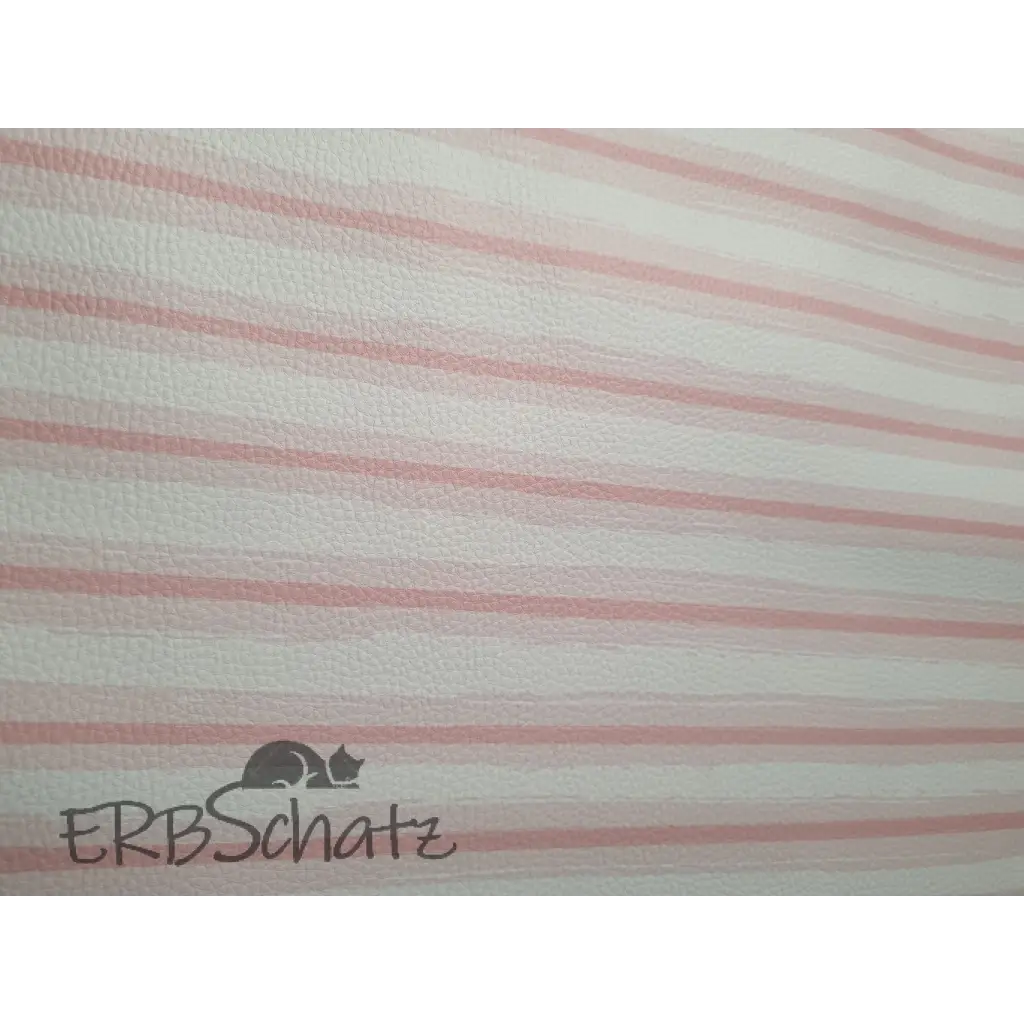 Kunstleder Rose Stripe Kombi 30 x 140 cm - Rose Stripe Kombi