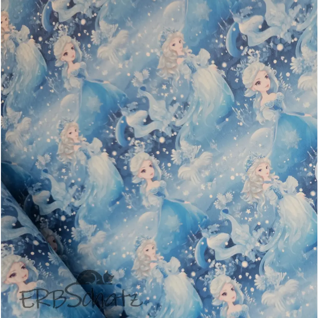 Kunstleder Snow Princess Kombi 30 x 140 cm - Snow Princess