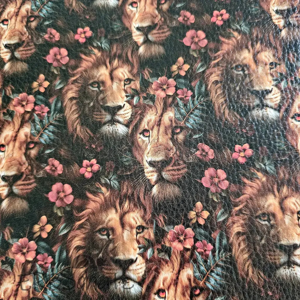 Kunstleder Summer Animal Collection 30 x 140 cm - Lion