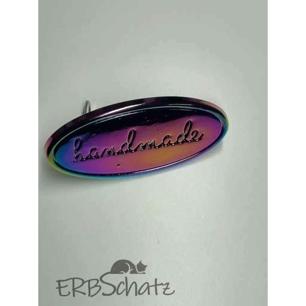 Label ’Handmade’ New Styles - Oval Rainbow