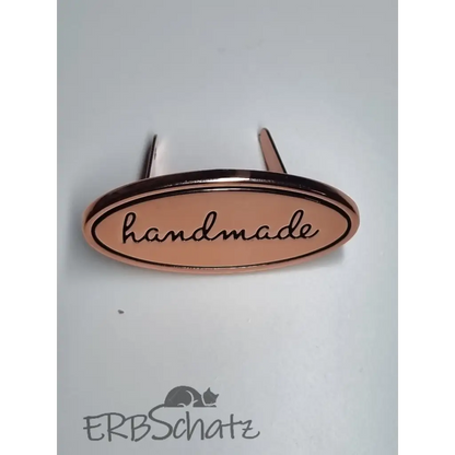 Label ’Handmade’ New Styles - Oval Rosegold