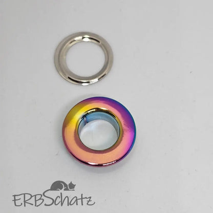 Metall Ösen Rainbow (10/12mm) - 10mm