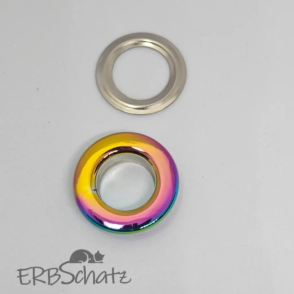 Metall Ösen Rainbow (10/12mm) - 12mm