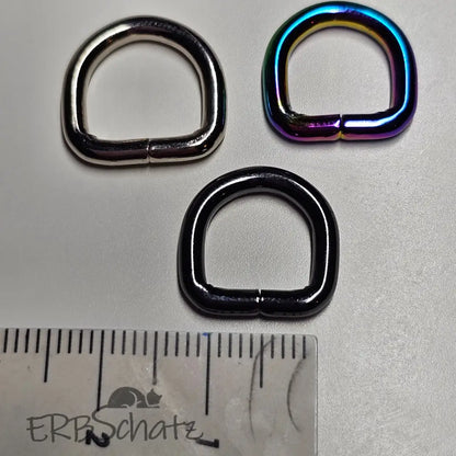 Mini D-Ringe Farbauswahl - 10 mm