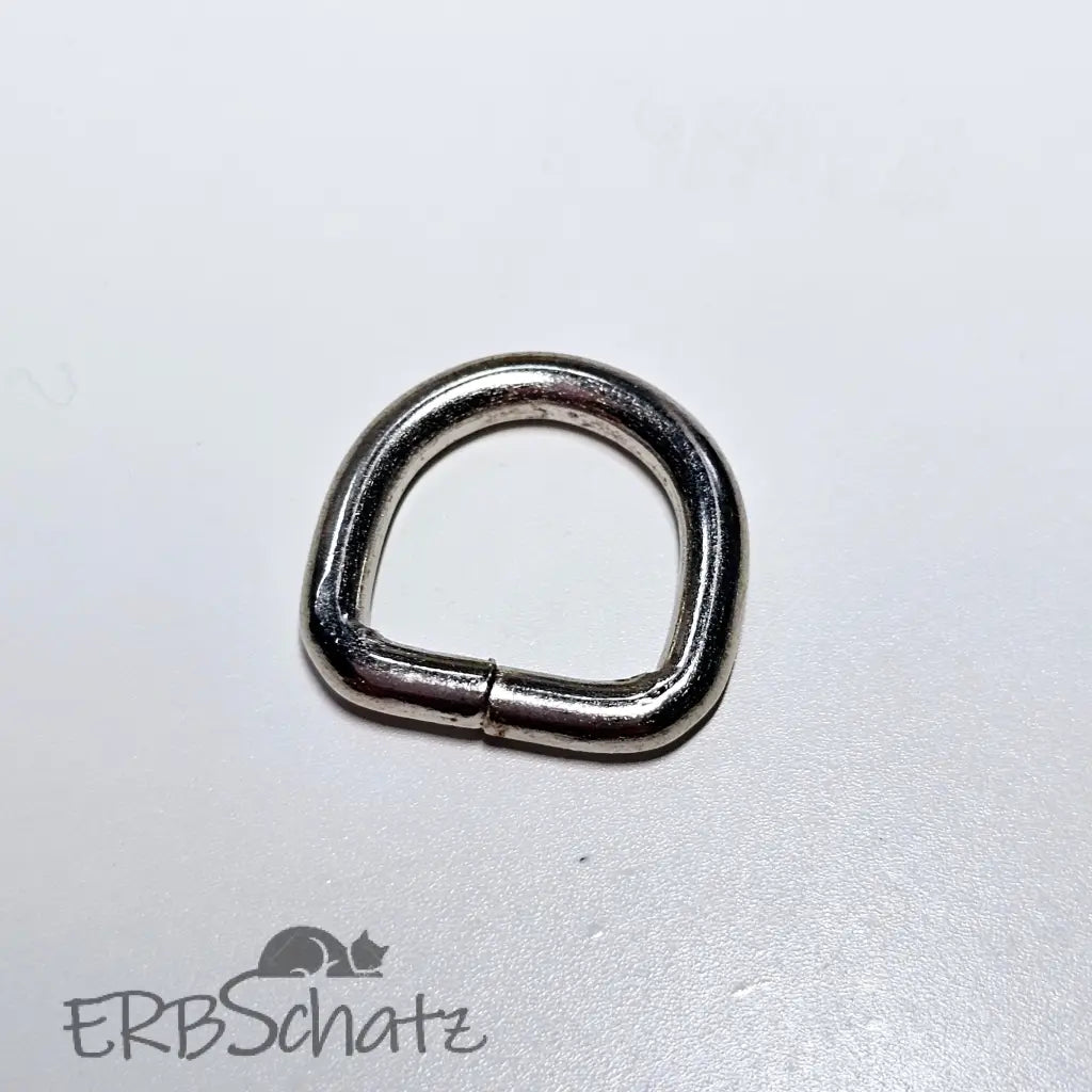 Mini D-Ringe Farbauswahl - 10 mm - Silber