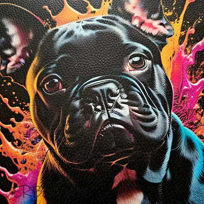 Panel ColourSplash Frenchie Black 25x 25cm - ColourSplash