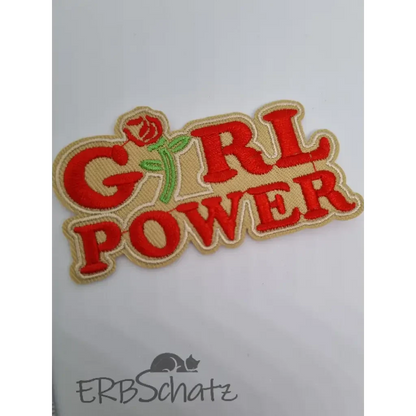 Patches zum Aufbügeln/Nähen - Designauswahl - Girl Power