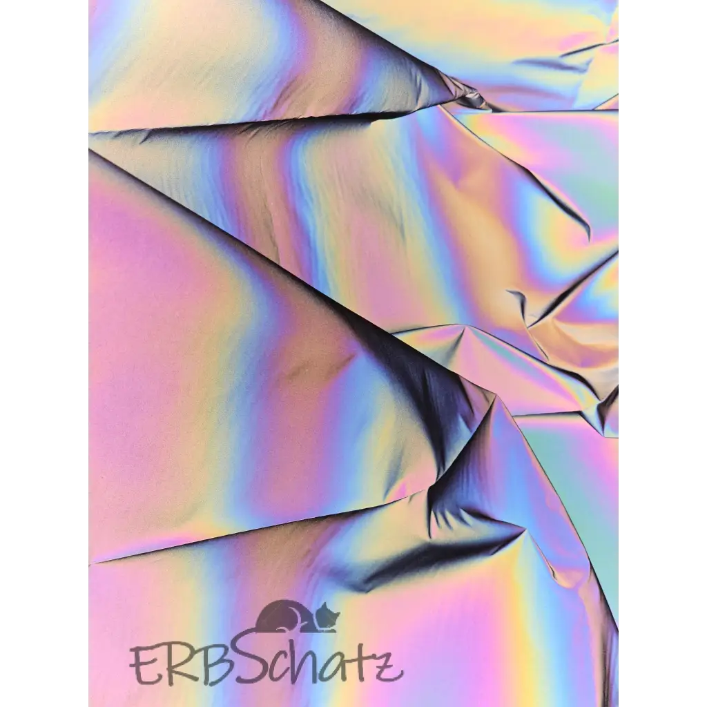 Rainbow reflektierender Stoff 50cm od. 100cm x 140 cm