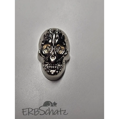 Schraubnieten Totenkopf - Silber / Skull groß