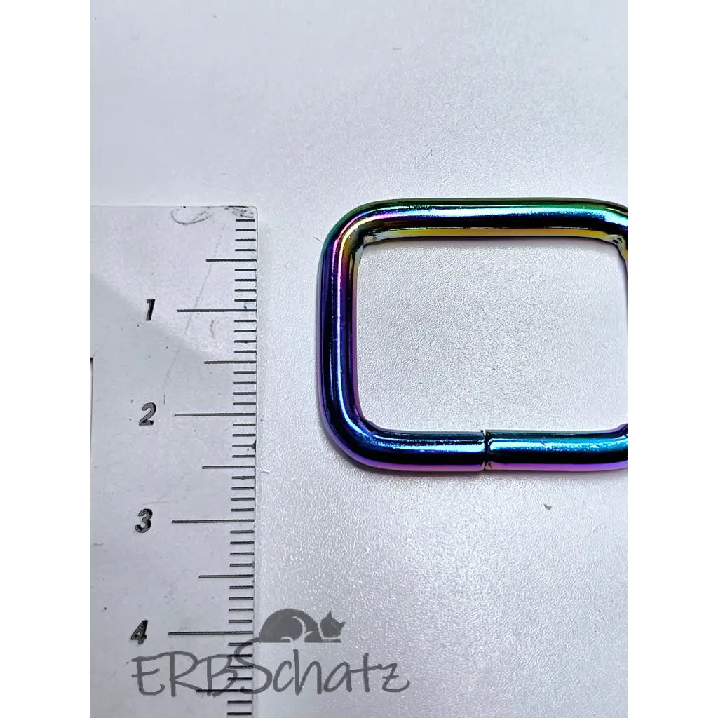 Vierkant-Ringe Farbauswahl für 25mm Gurtband