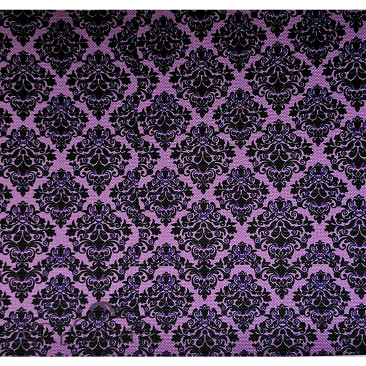 Wasserfester Canvas/Oxford Barock Purple - Oxford Barock