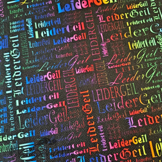 Wasserfester Canvas/Oxford LeiderGeil Wordcloud
