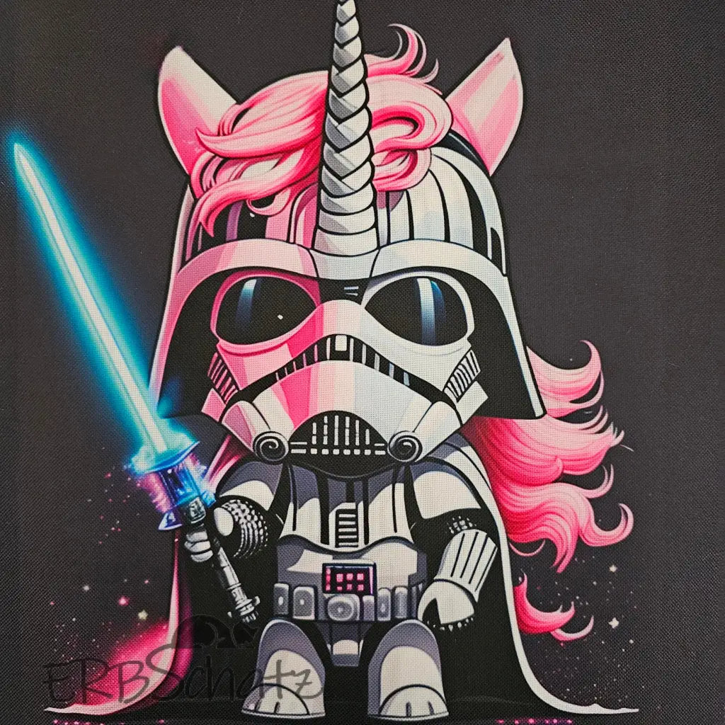 Wasserfester Canvas/Oxford Panel Unicorn Trooper 25x25cm