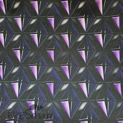 Wasserfester Canvas/Oxford Purple Rhombus - Purple Rhombus