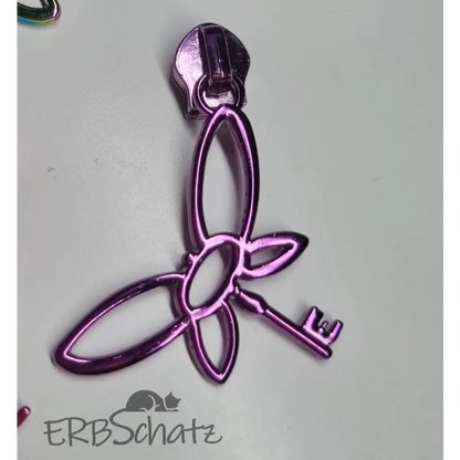 Zipper fliegender Schlüssel - Purple