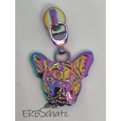 Zipper Frenchie - Rainbow