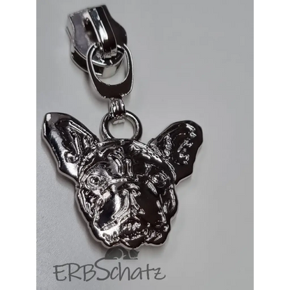 Zipper Frenchie - Silber