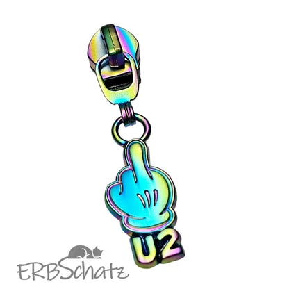 Zipper ’FU2’’ - Rainbow matt