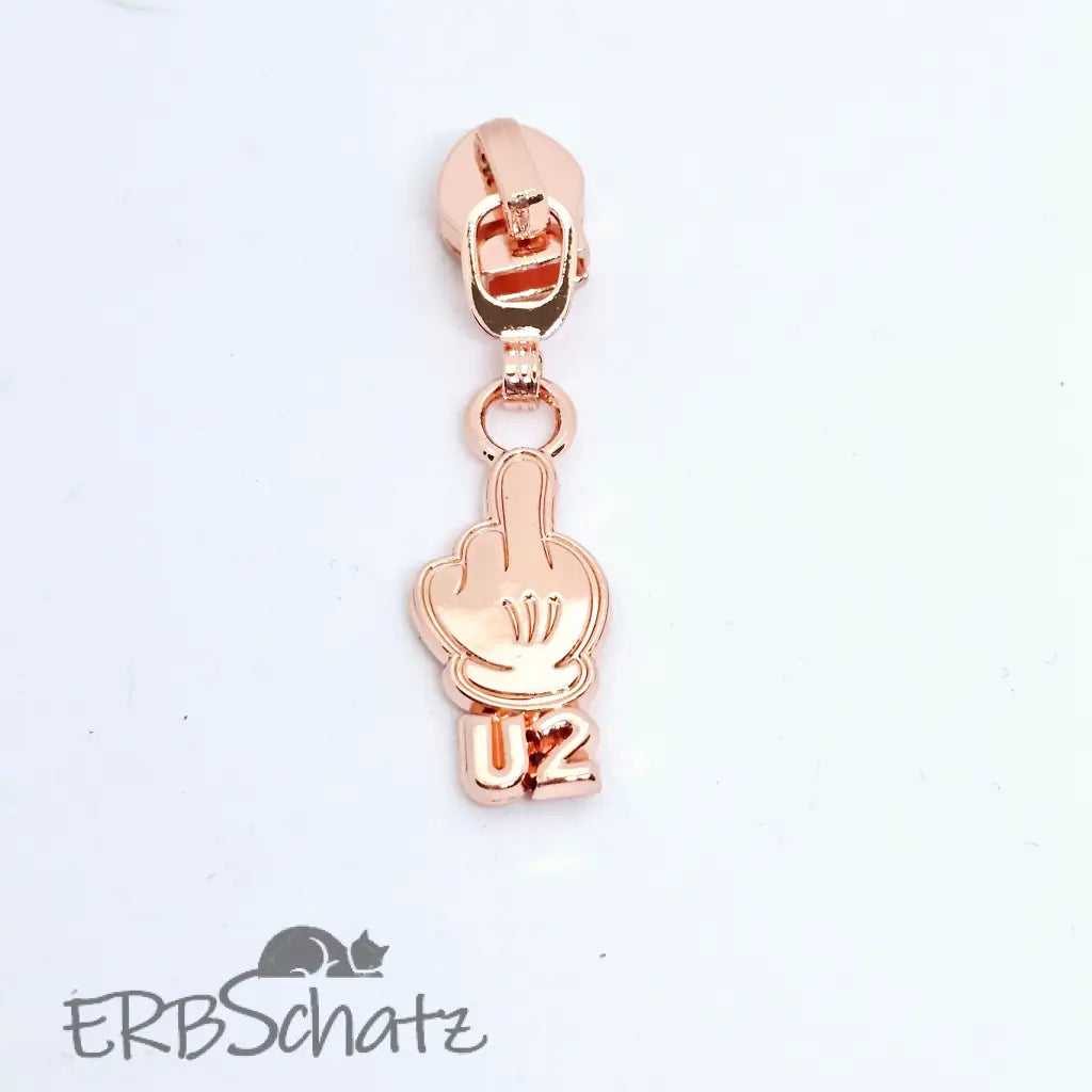 Zipper ’FU2’’ - Rosegold