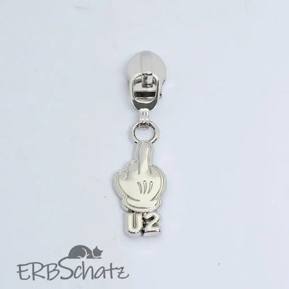 Zipper ’FU2’’ - Silber