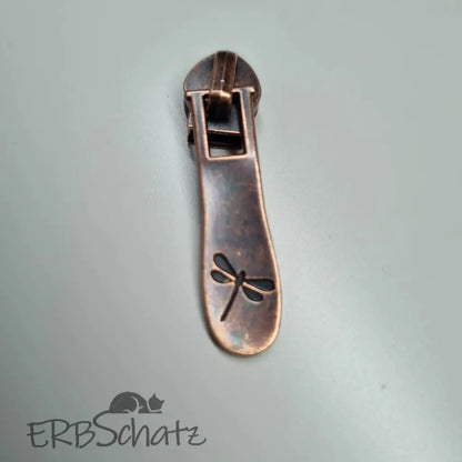 Zipper Libelle - Bronze